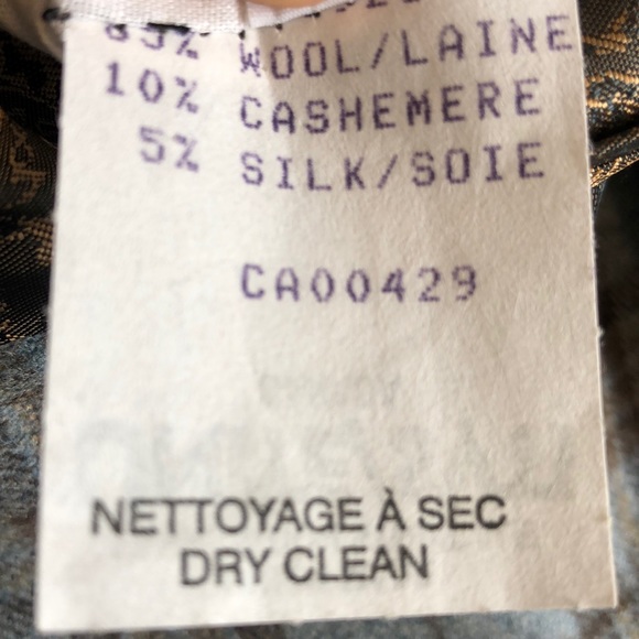 Beautiful wool/cashmere/silk sport coat. Size 44R - Picture 4 of 8